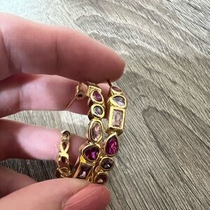 Melania Clara Earrings - By Alexa Rae
1.75 inch hoop
New